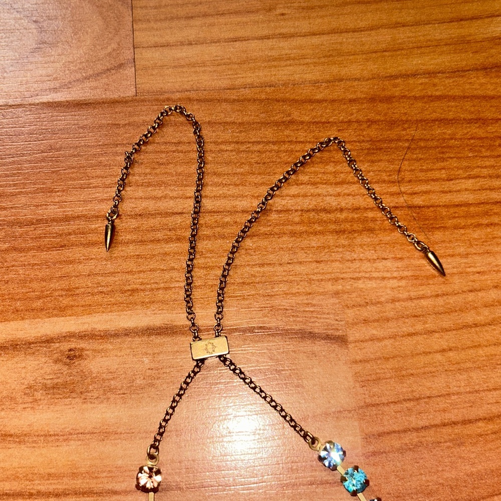 LAUREN HOPE Elegant Multicolor Crystal Necklace - Picture 3 of 3